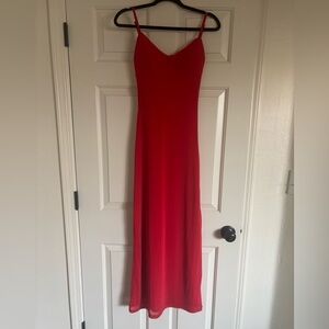 SHEIN Red Maxi Dress